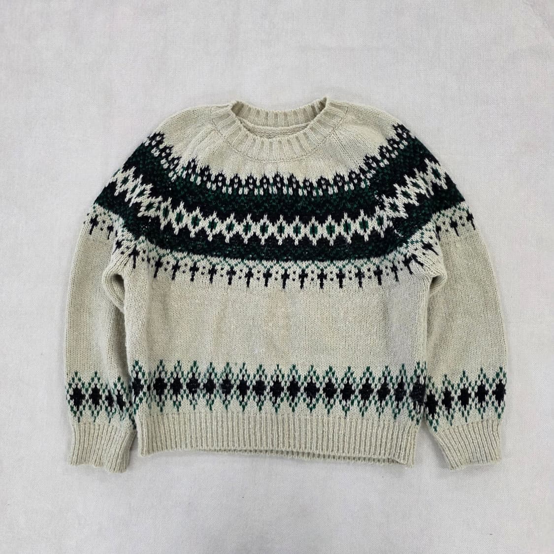 [실측확인] 노르딕 패턴 니트 스웨터 0126J1 상품이미지1