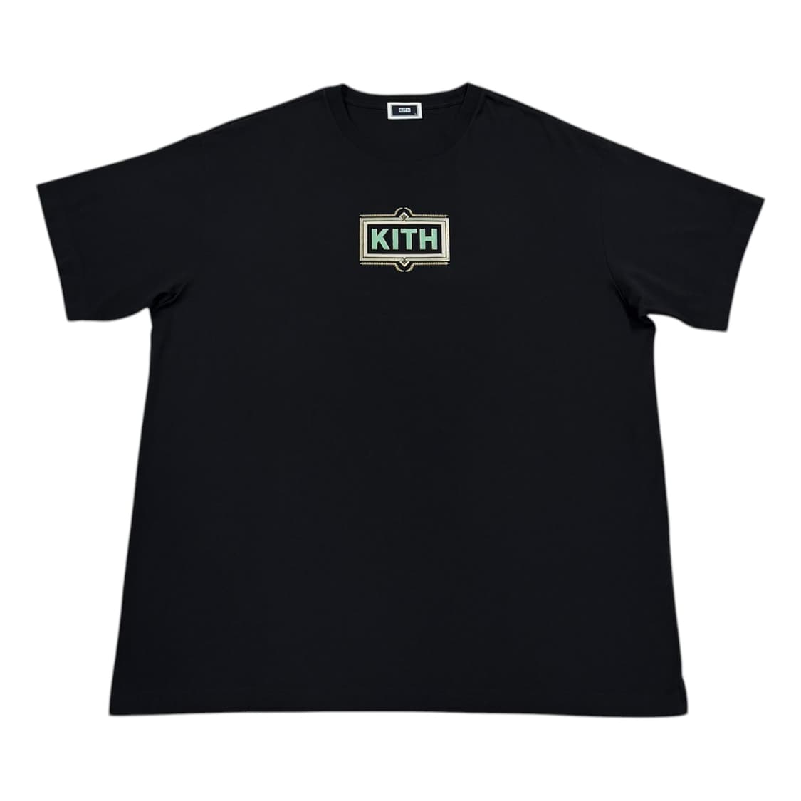 KITH 키스 오르네트 클래식 로고 반팔 티셔츠 블랙 XL 상품이미지1