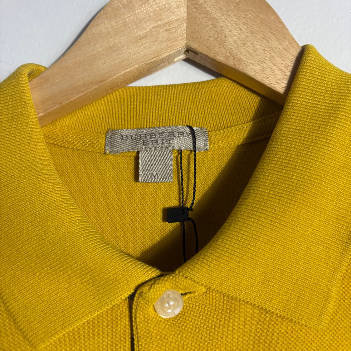 버버리 옐로우 반팔 카라티 (무료배송) 상품이미지4