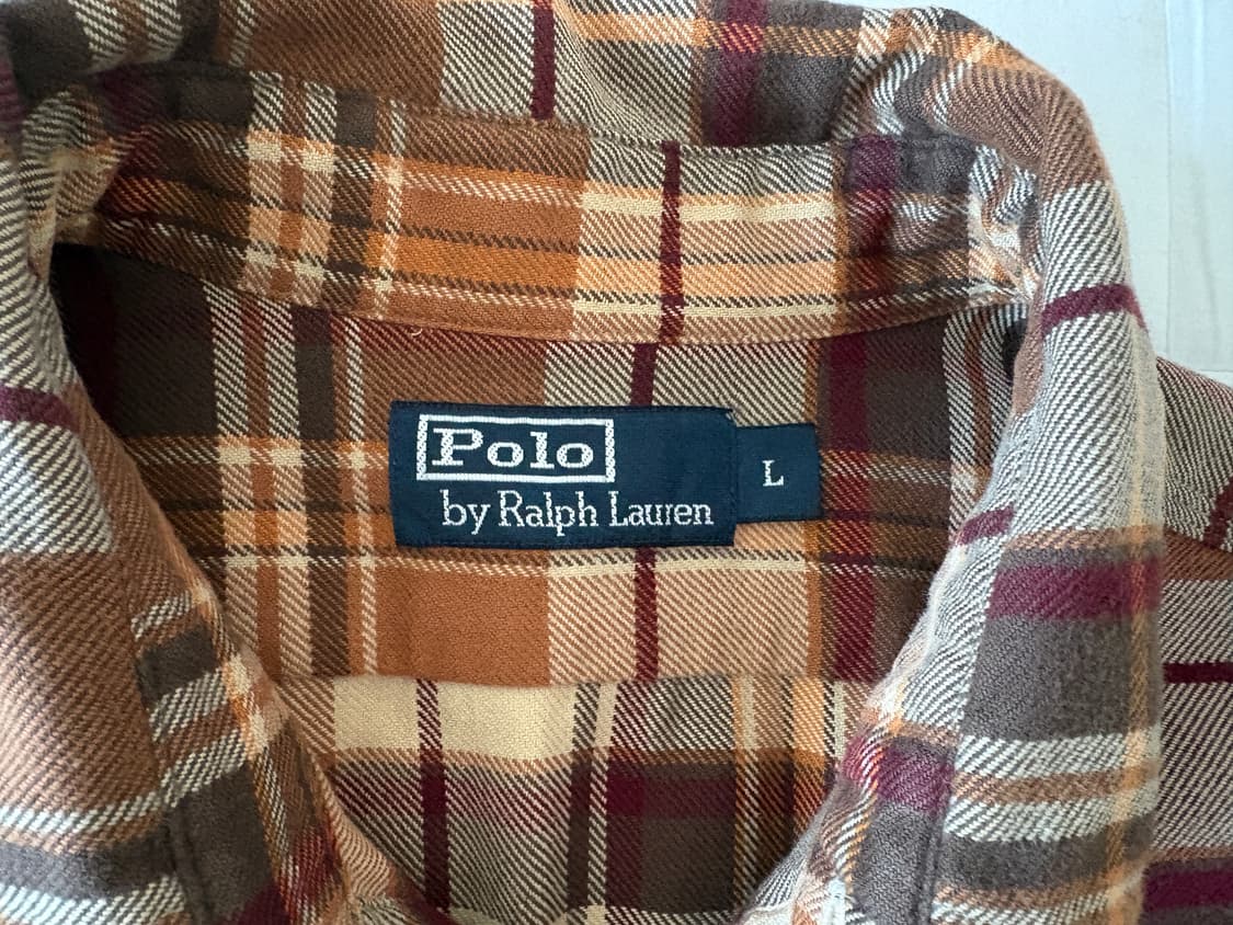 폴로 랄프로렌 체크 셔츠 L 상품이미지5