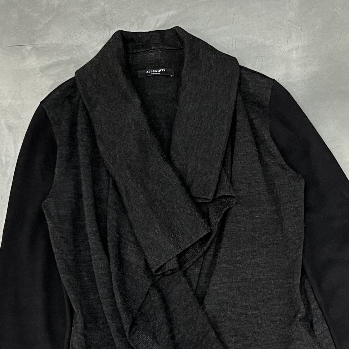  올세인츠 논버튼 빅카라 가디건 y15599 상품이미지3
