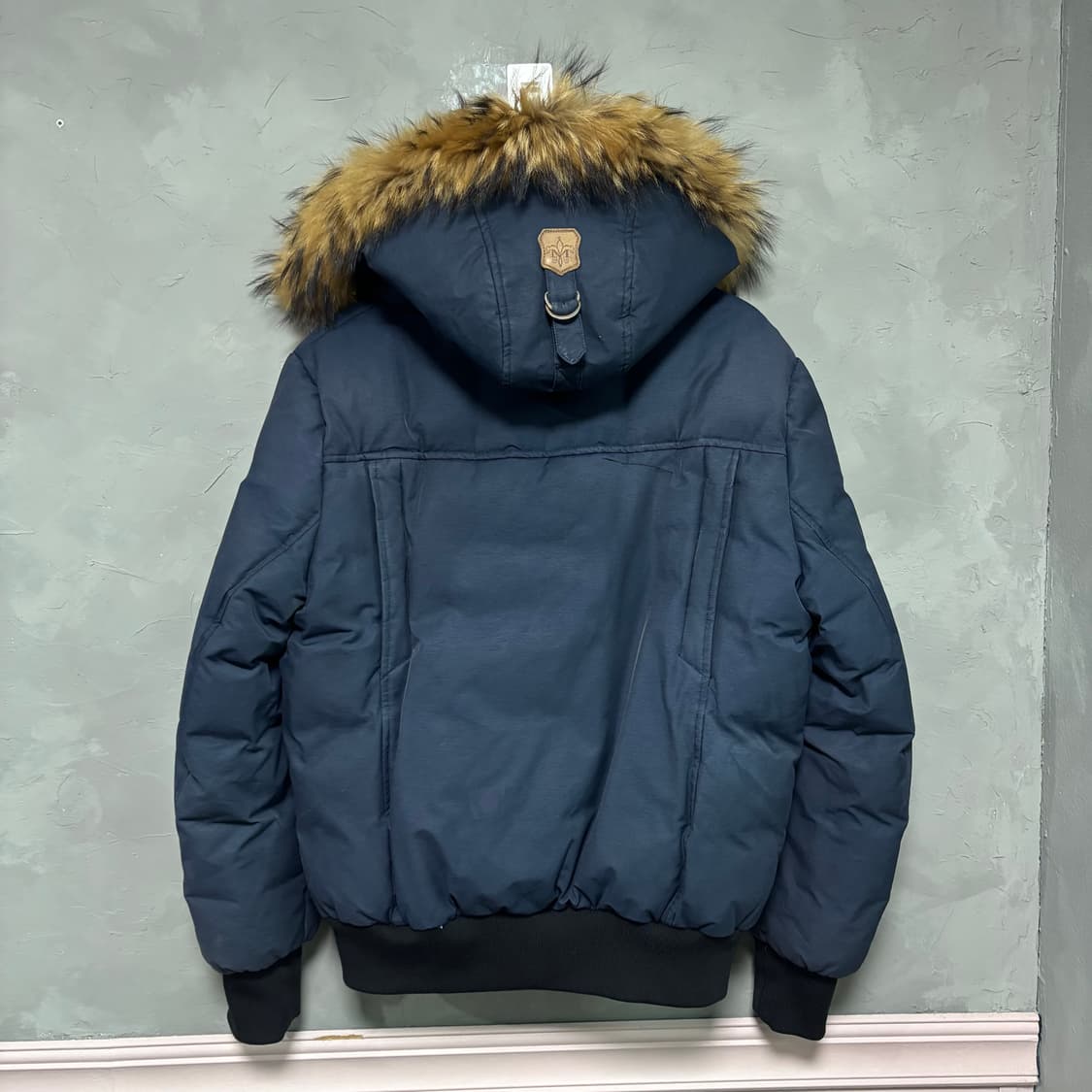 맥케이지 딕슨 네이비 금장 덕다운 패딩 40 사이즈 상품이미지6