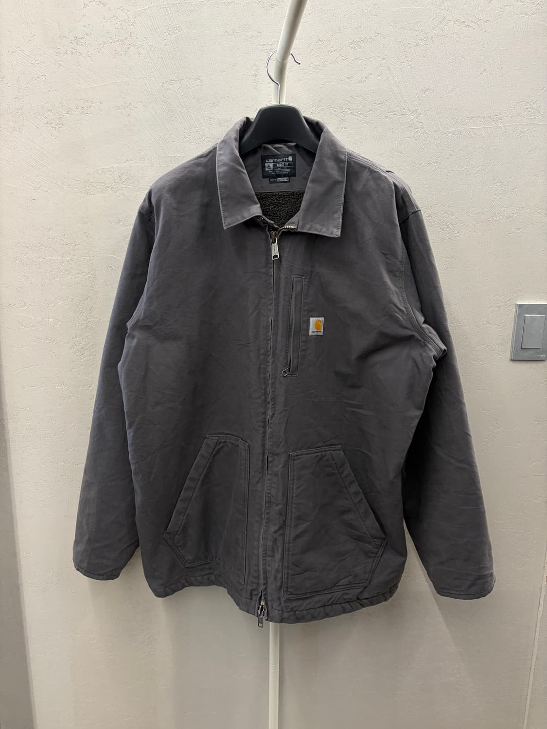 칼하트 루즈핏 워크 자켓 XL 그레이 상품이미지2