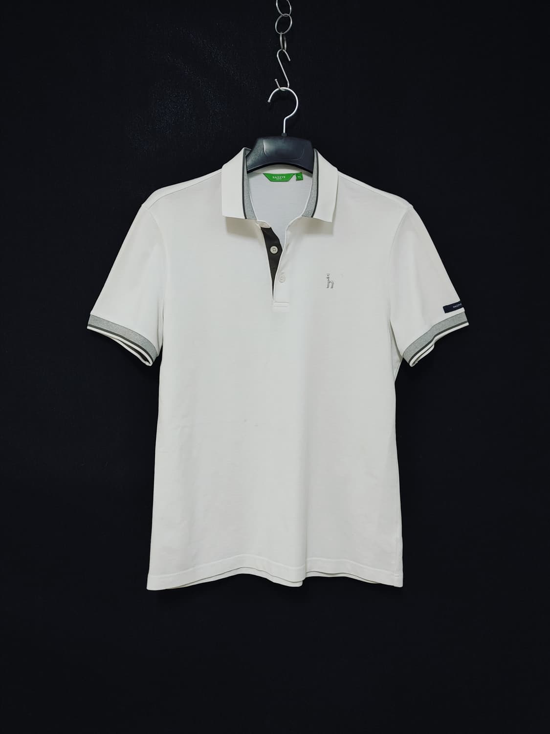 HAZZYS GOLF 헤지스골프 라인배색 반팔카라티 상품이미지1