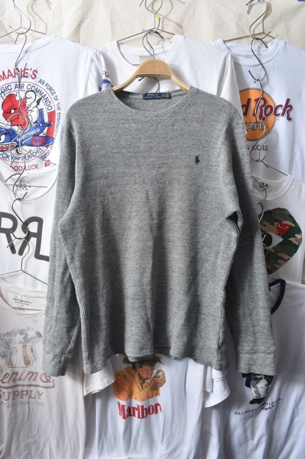 폴로 랄프로렌 와플 긴팔티 M0396 상품이미지3