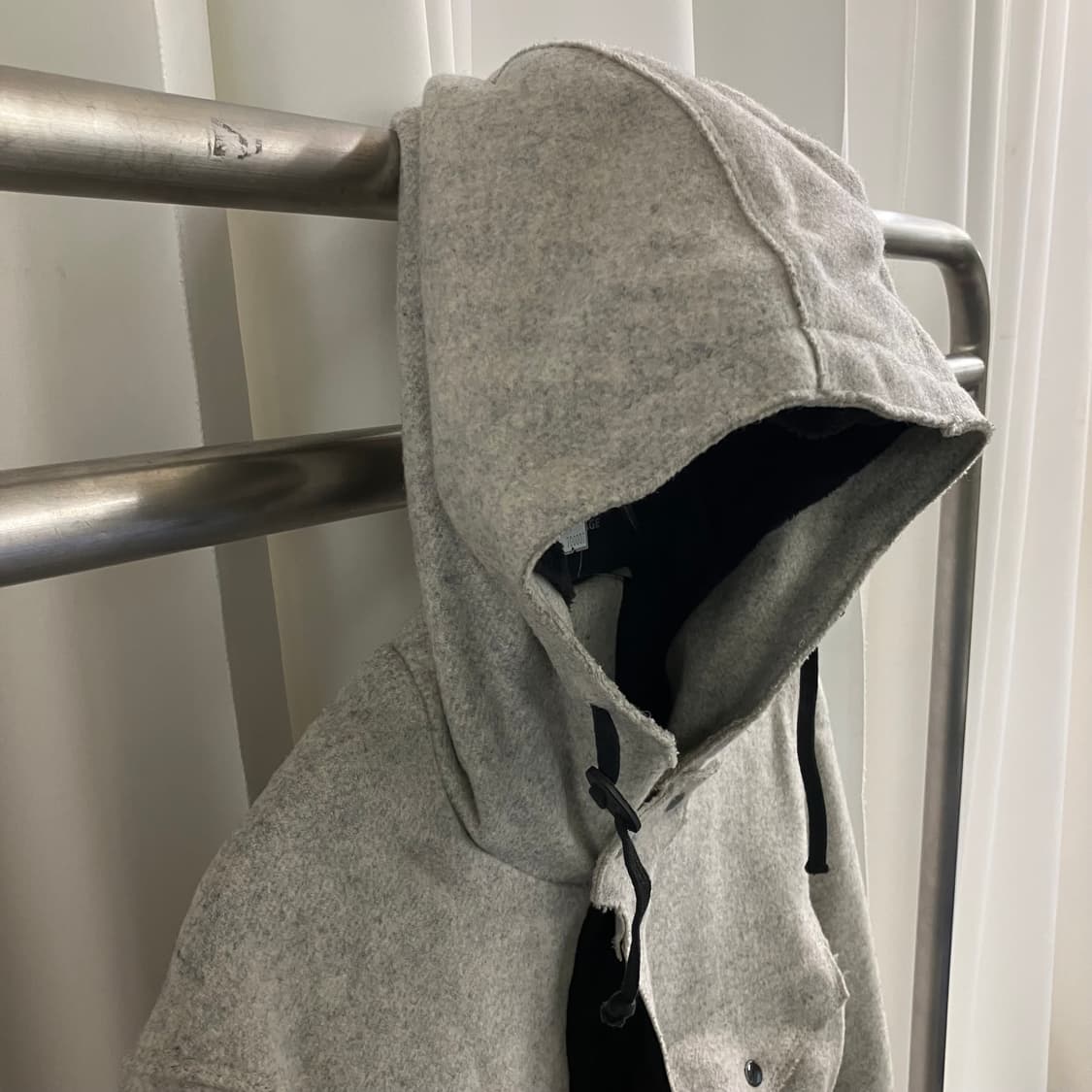 A|X 아르마니 익스체인지 그레이 쉐르파 라인 후드 자켓 S 상품이미지5