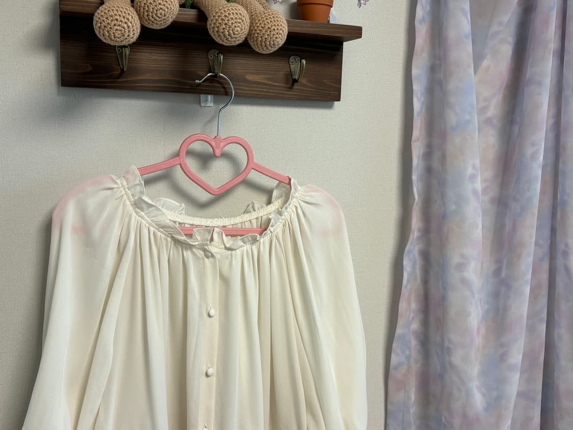 아이보리 7부 블라우스 상품이미지2