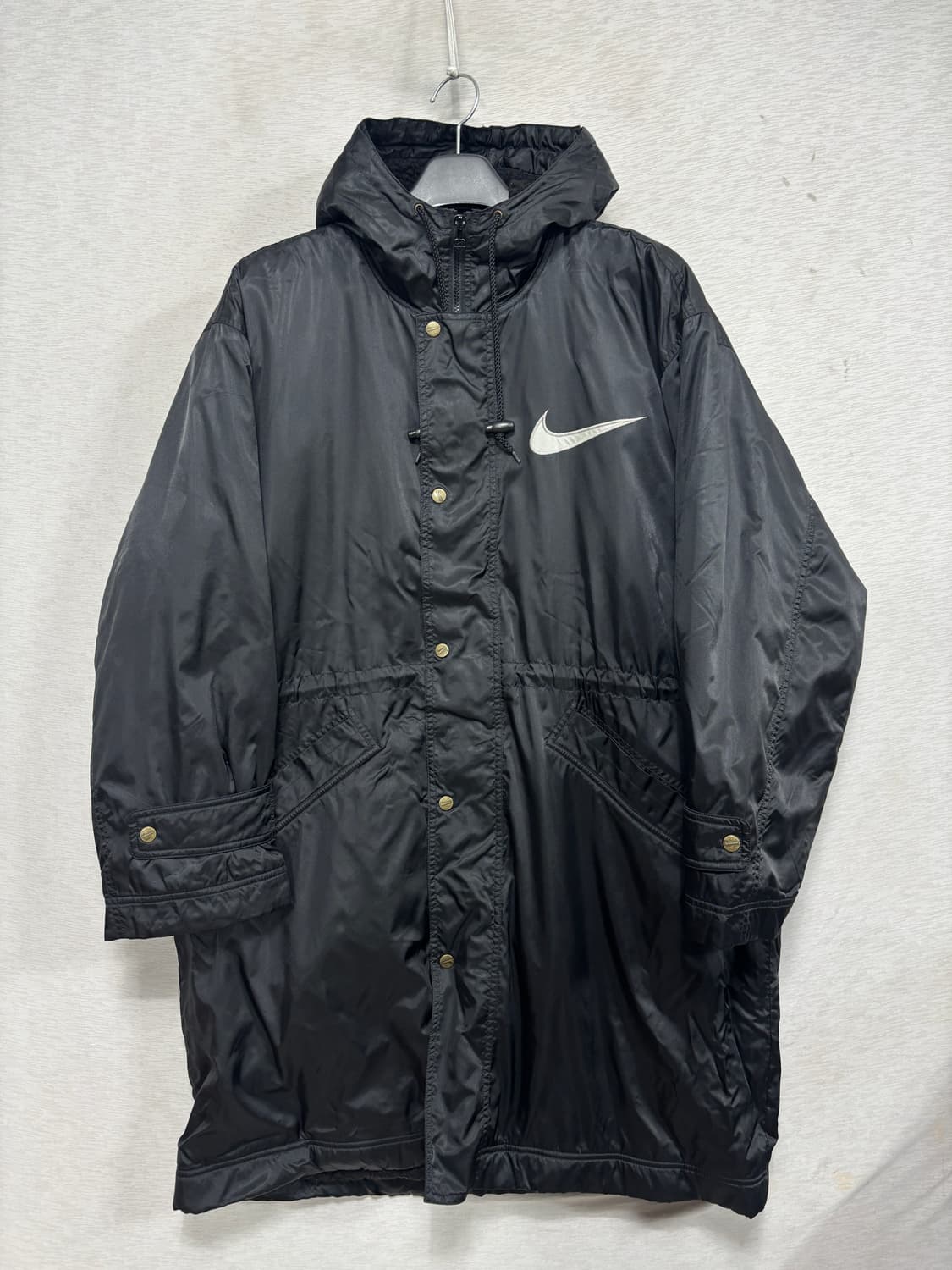 올드 나이키 빅 스우시 쉐르파 벤치 사이드라인 코트 100 상품이미지1