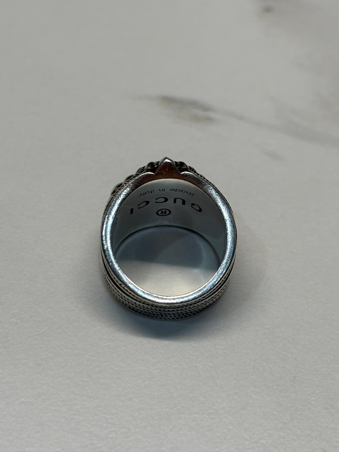 구찌 인터로킹 하트 실버링 반지 크롬하츠 상품이미지6