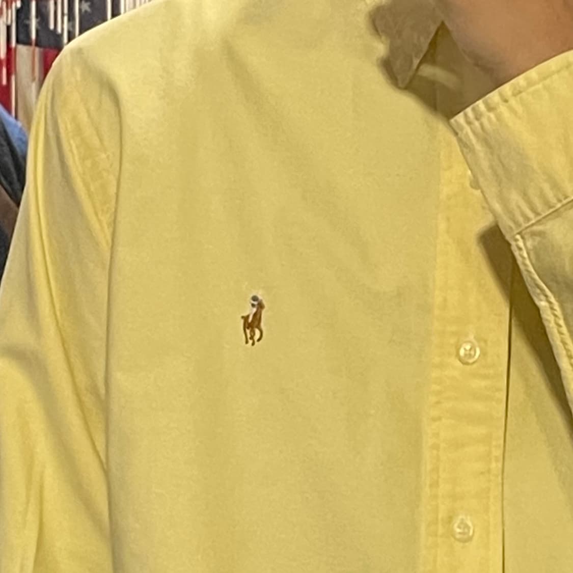 [IM] polo 폴로 옐로우 긴팔셔츠 상품이미지5
