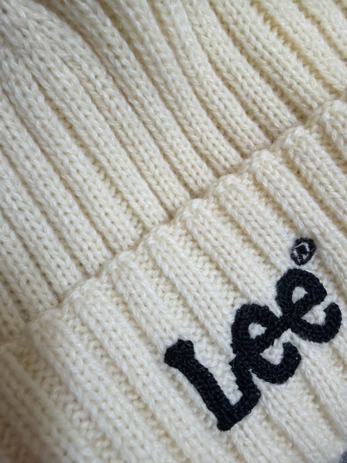 니트 숏 비니 아이보리 Lee 상품이미지1