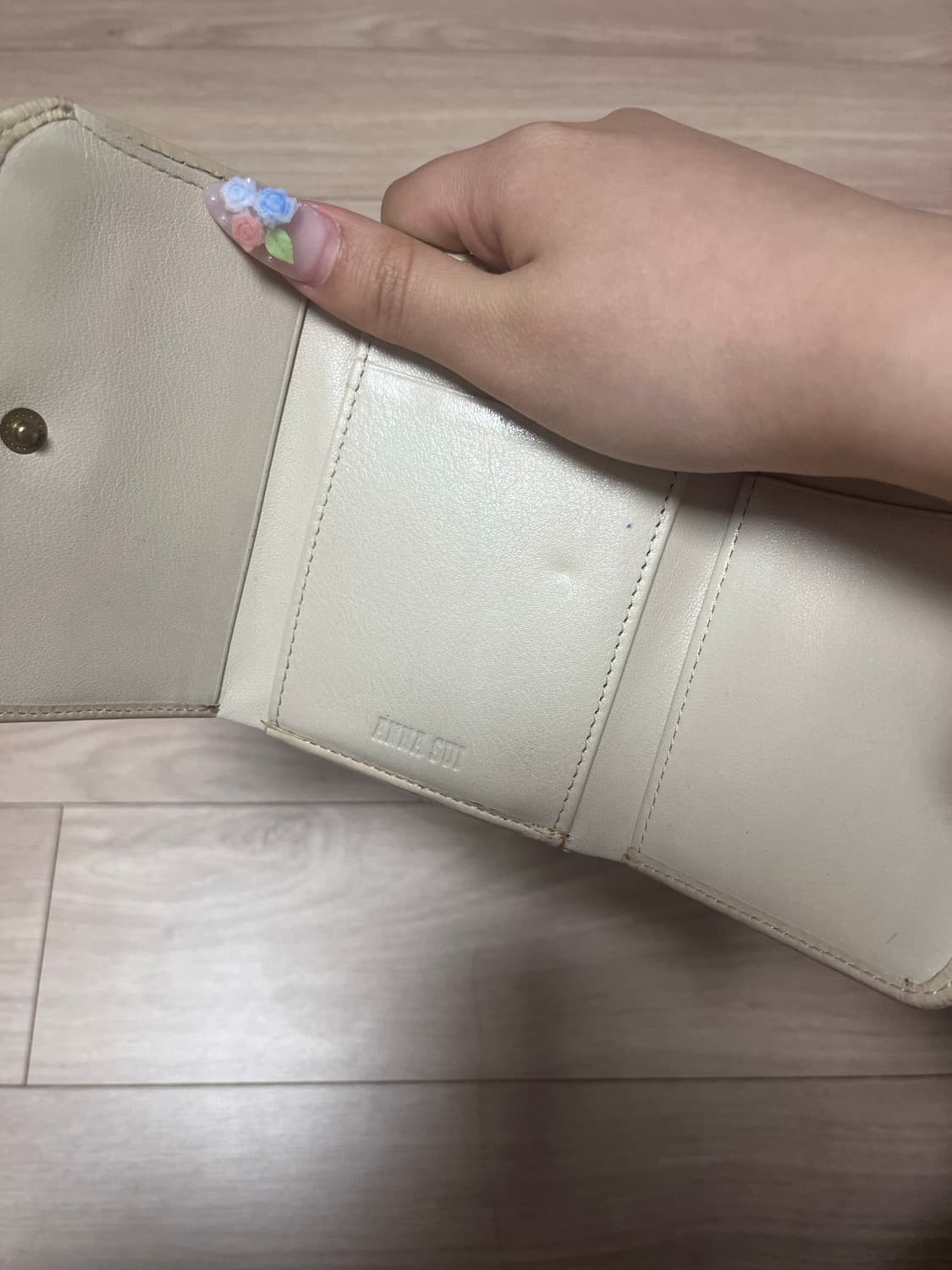 안나수이 빈티지 중지갑 엔틱 고전 상품이미지4