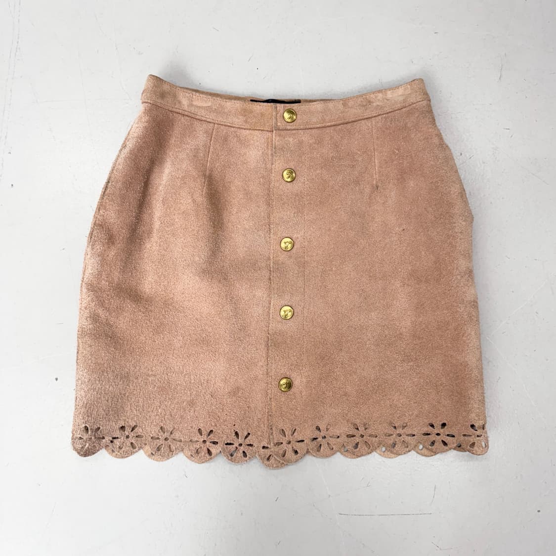 히스테릭 글래머 리얼레더 스웨이드 스커트 치마 상품이미지2