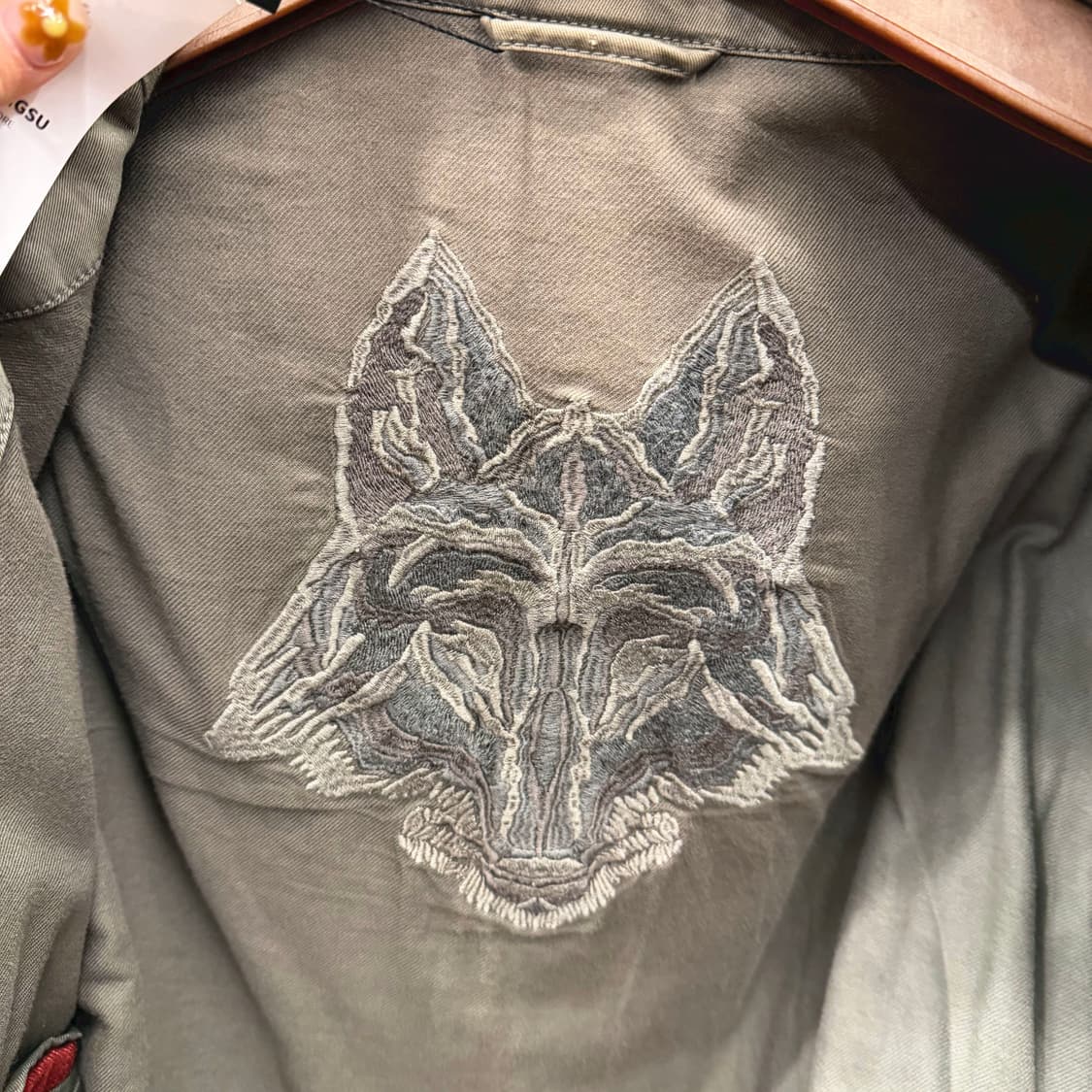 쟈딕 앤 볼테르 밀리터리 긴팔 자켓 견장 지퍼 멀티 포켓 디테일 카키 상품이미지7