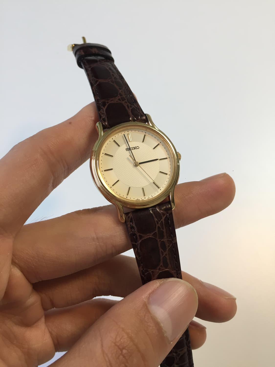 90s seiko quartz gold 상품이미지3
