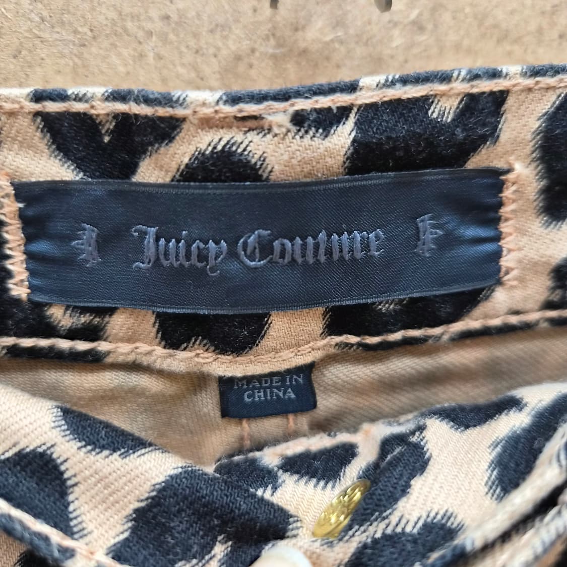 쥬시 꾸뛰르 레오파드 프린트 숏팬츠 상품이미지3