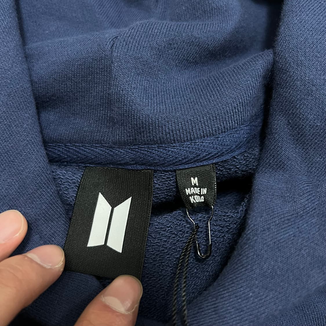 빅히트 BTS 방탄소년단 공식 ON 03 페이즐리 후드티 [네이비] M 상품이미지6