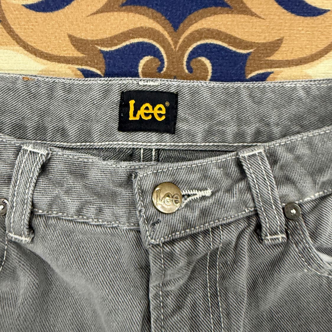 (27)리 LEE 워싱 그레이 데님팬츠 상품이미지4