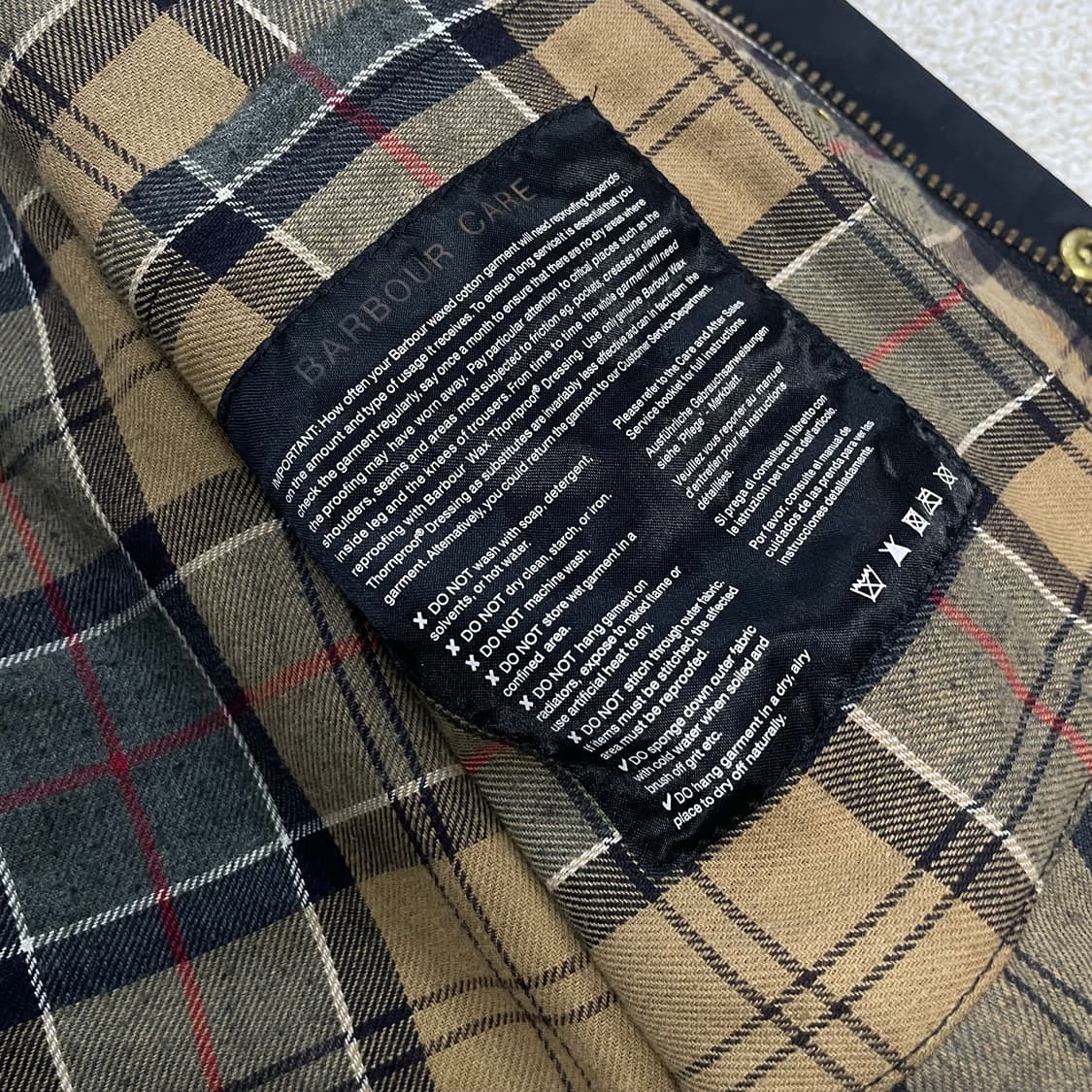바버 Barbour 인터네셔널 왁스 자켓 상품이미지8