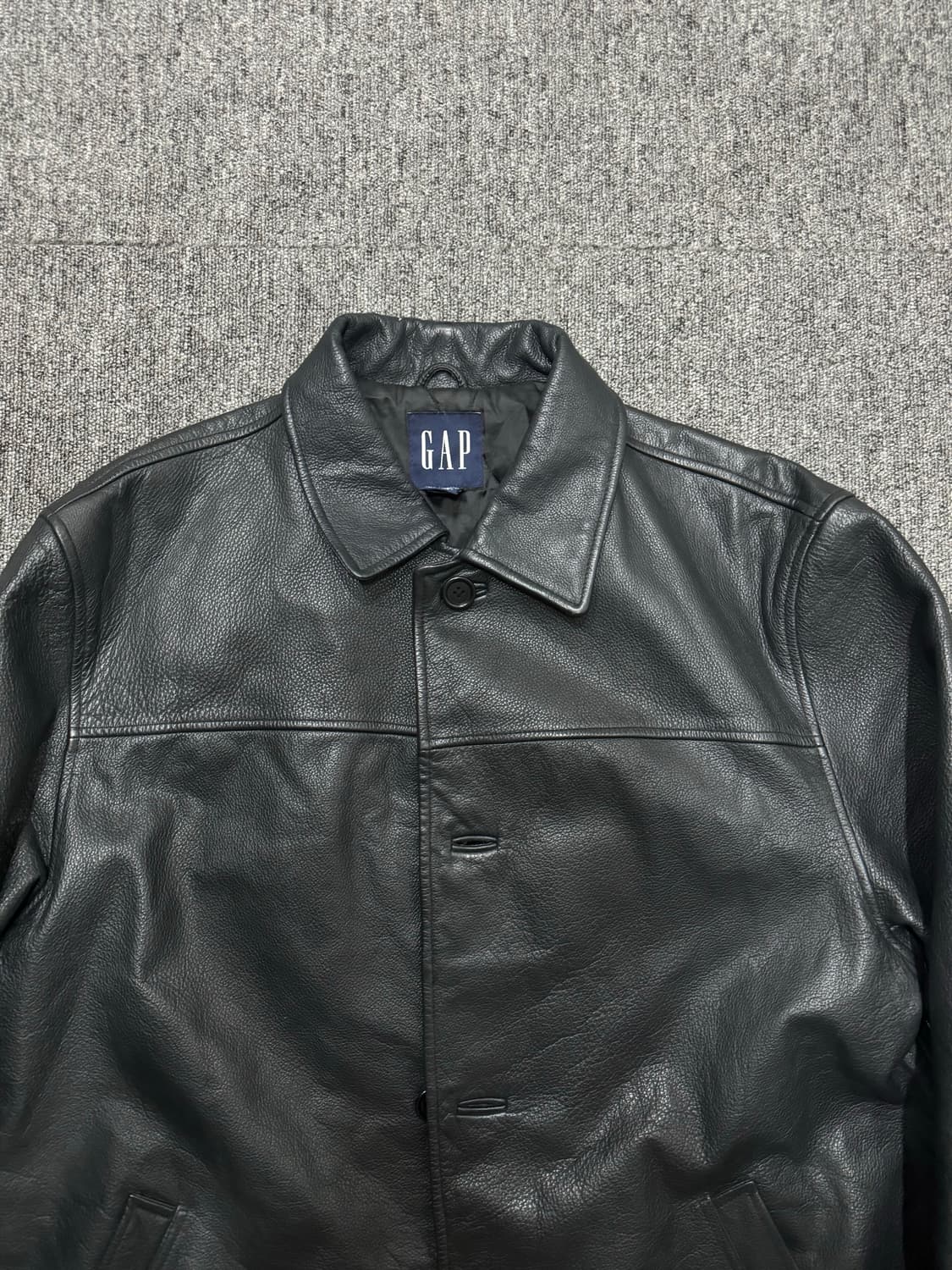 90s 올드 빈티지 갭 카우하이드 레더 카코트 L 와코마리아 st 상품이미지4