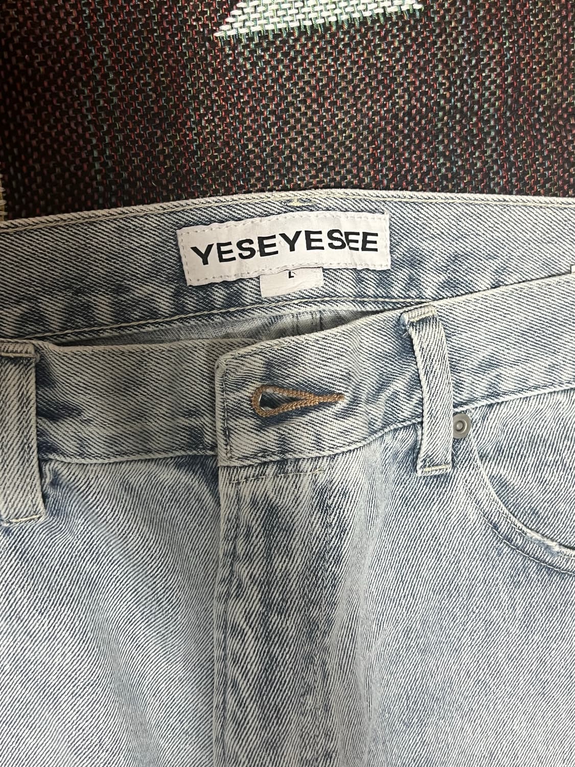 예스아이씨 데님 바지 L 상품이미지2