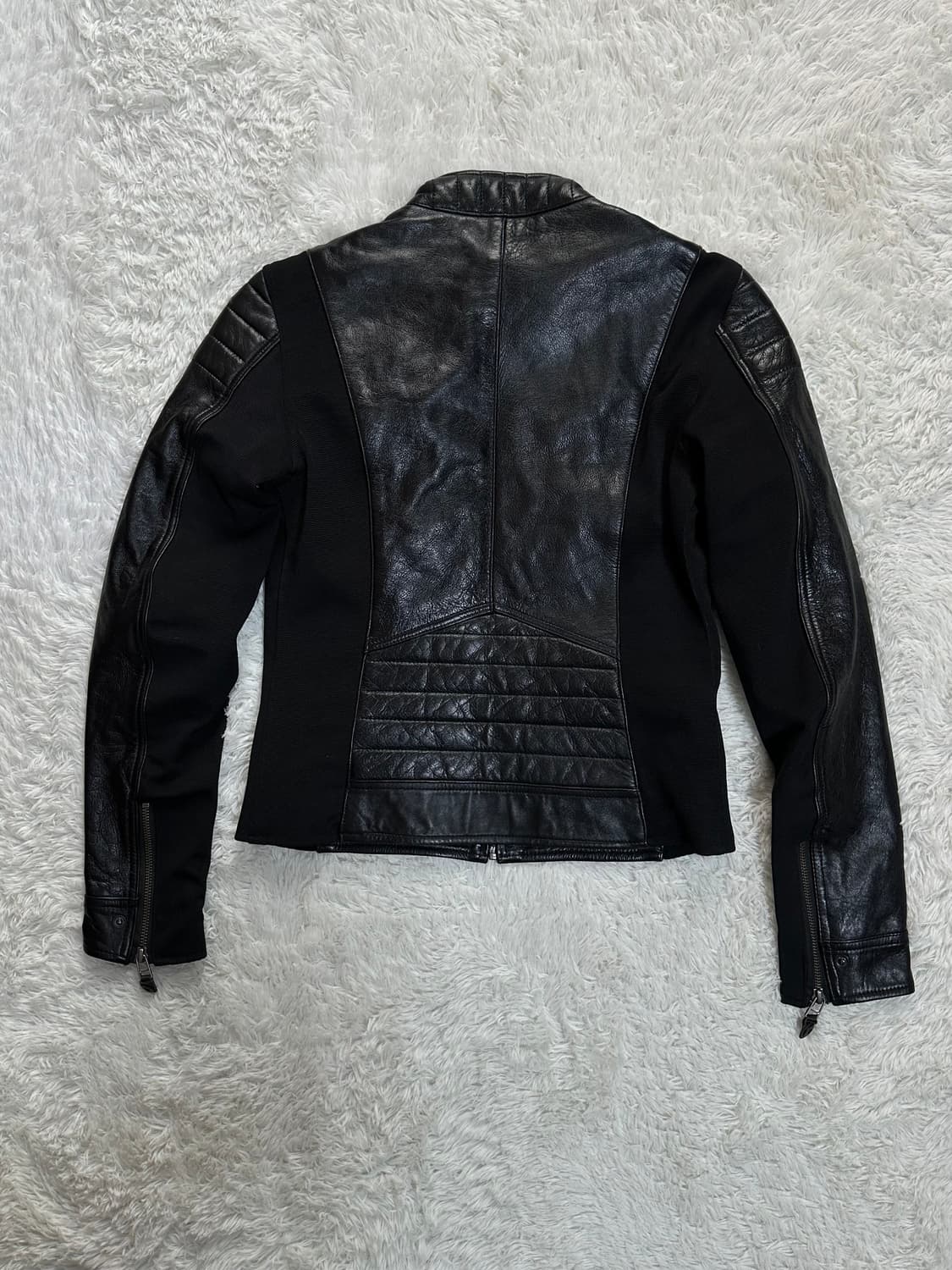 블랙카페런던 가죽 라이더 자켓 S 상품이미지2