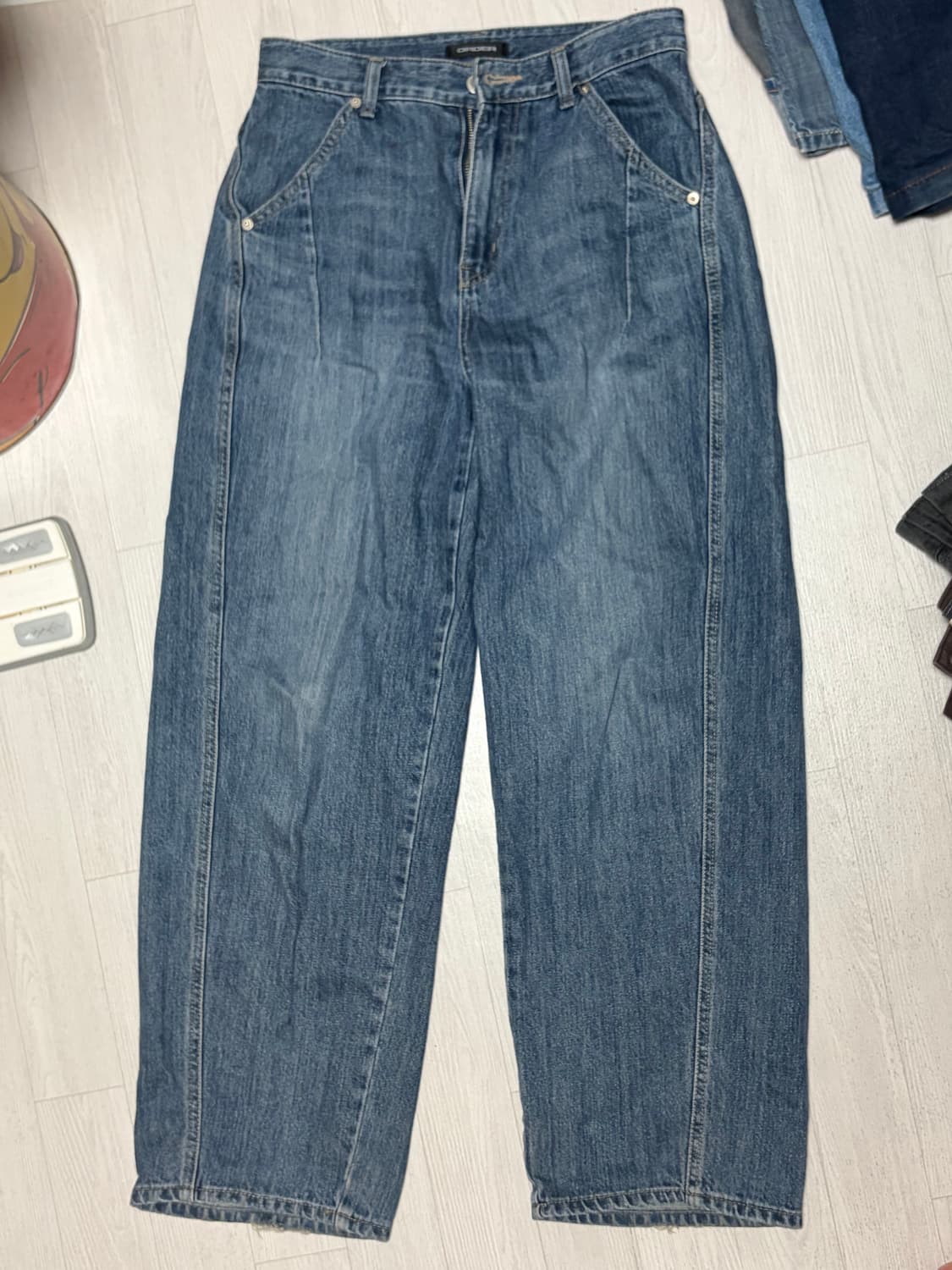 오더아카이브 커브 와이드 데님 상품이미지2