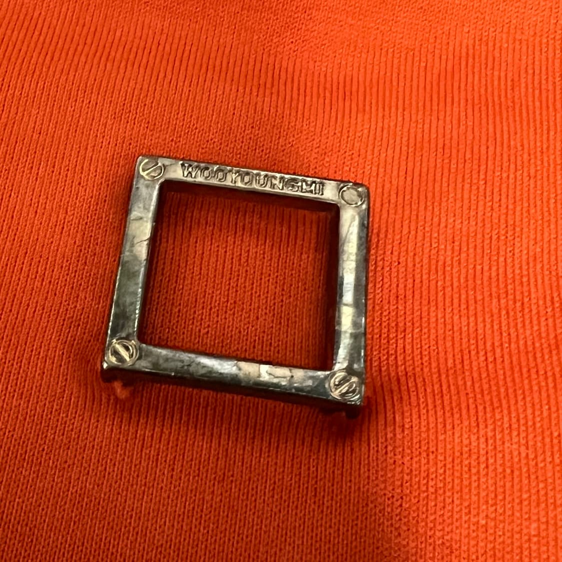 우영미 오렌지 반팔 티셔츠 48 상품이미지6