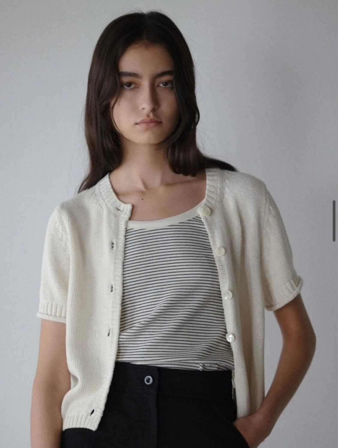 낫띵리튼 nothing written 슬리브리스 탑  상품이미지2