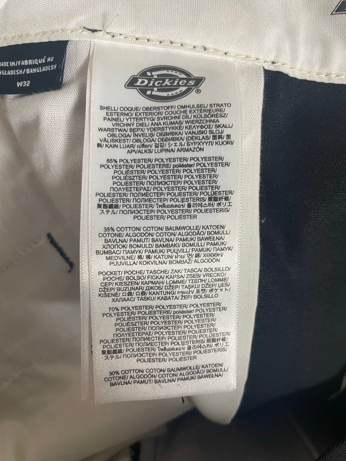 디키즈 42283 루즈핏 워크쇼츠 Black  32사이즈 상품이미지3