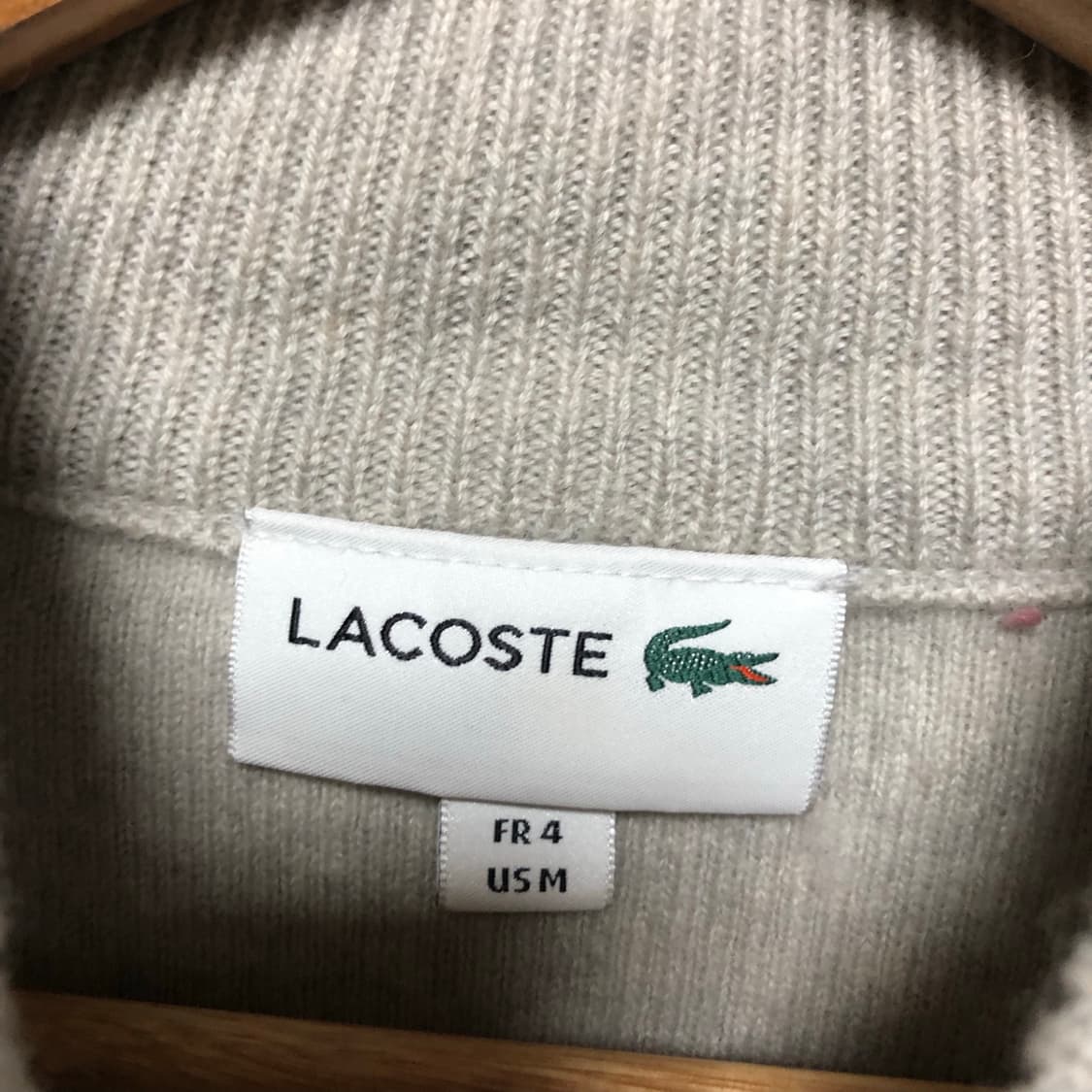 라코스테 니트 거의새거 램스울 남성용 상품이미지4