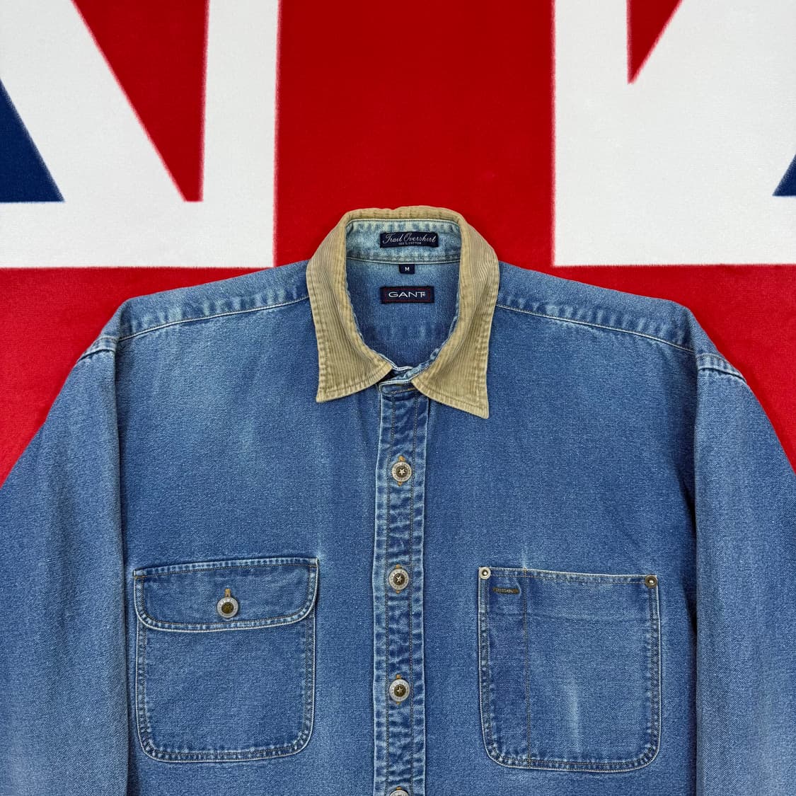 GANT 데님 워크셔츠 M 실측 L  상품이미지2