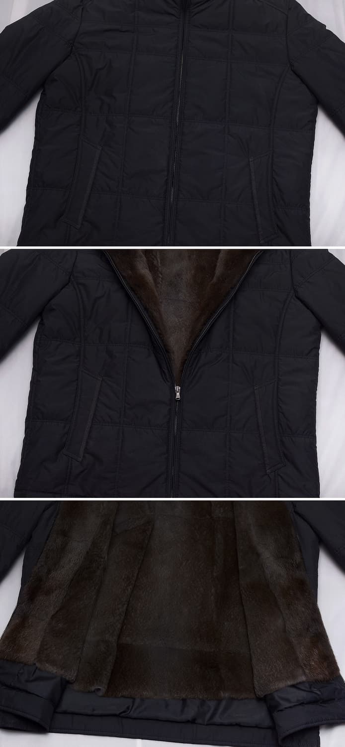 코오롱 브렌우드 디테처블 모피 라이너 투인원 패딩 자켓 (105+) 상품이미지5