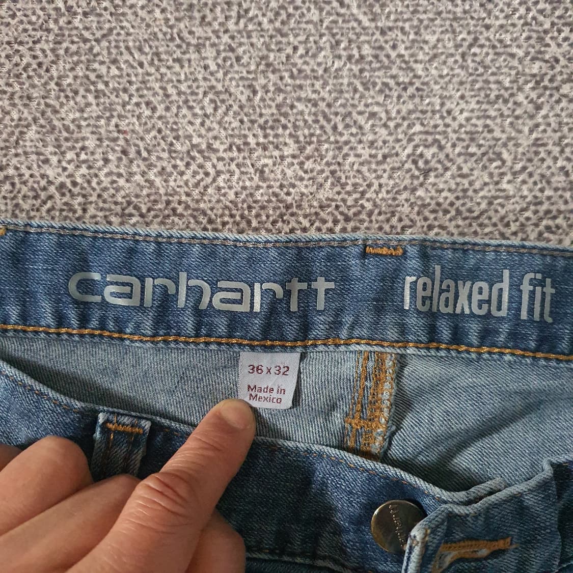 칼하트 빈티지 데님 팬츠 No.57 상품이미지5