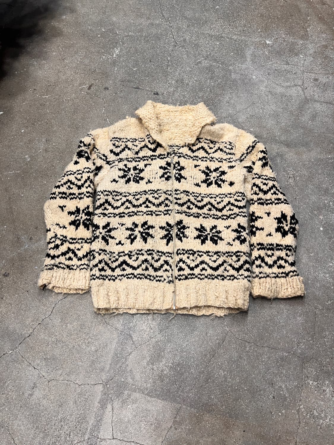 60‘s 코위찬 핸드메이드 스웨터 상품이미지1