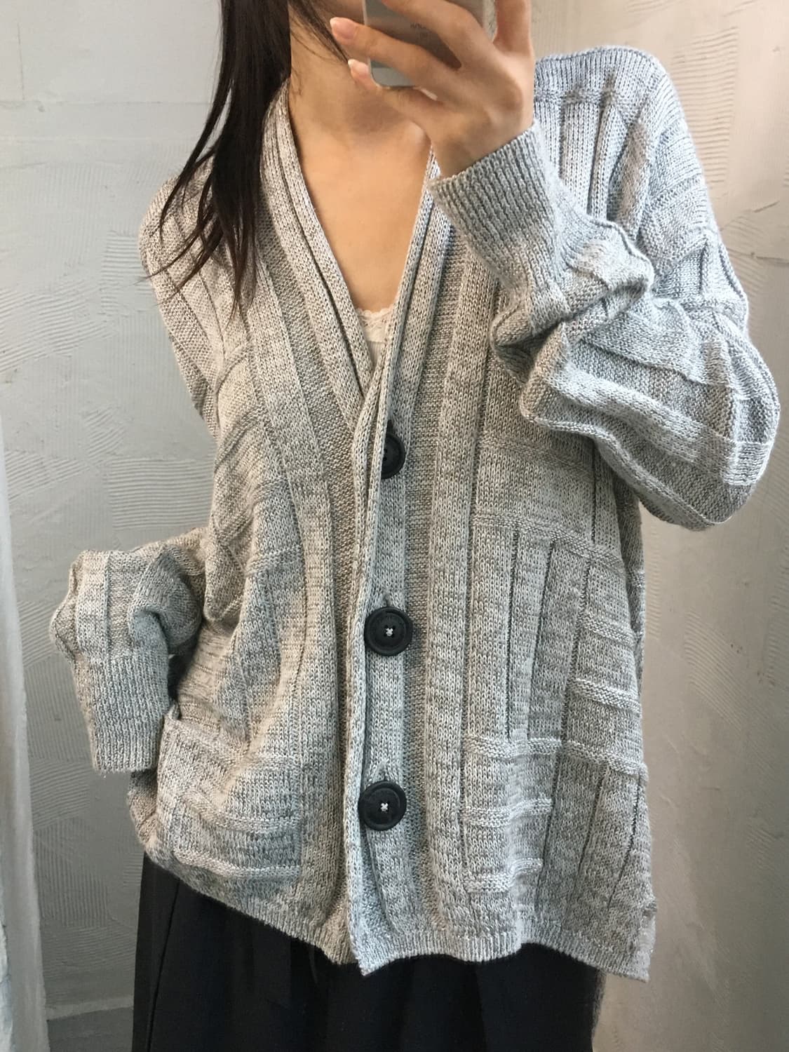 Vivienne Westwood 비비안웨스트우드 그레이 숄카라 보카시 가 상품이미지1