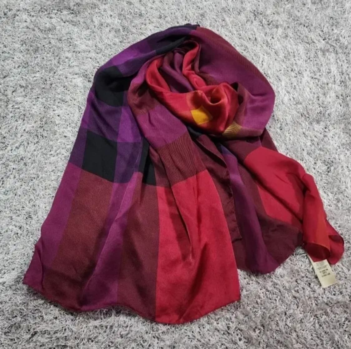 버버리 실크 롱스카프 상품이미지2