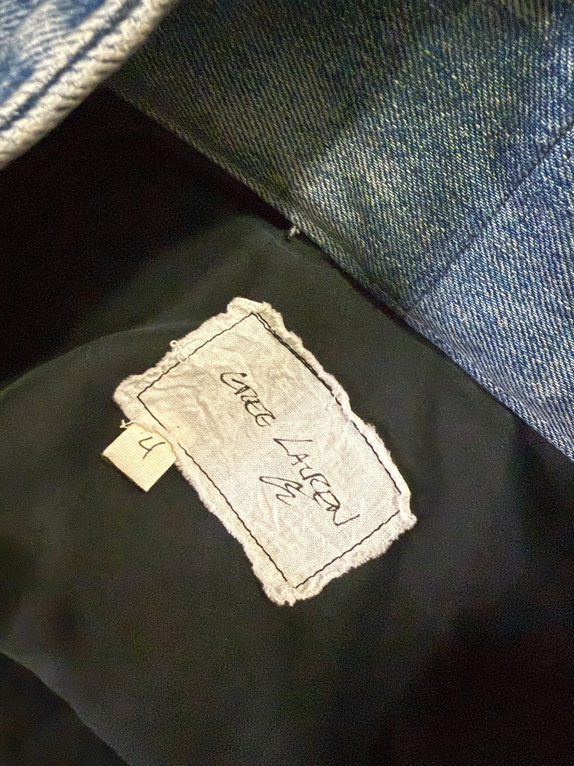 그렉 로렌(Greg Lauren)의 램 울 패치워크 로브 상품이미지5