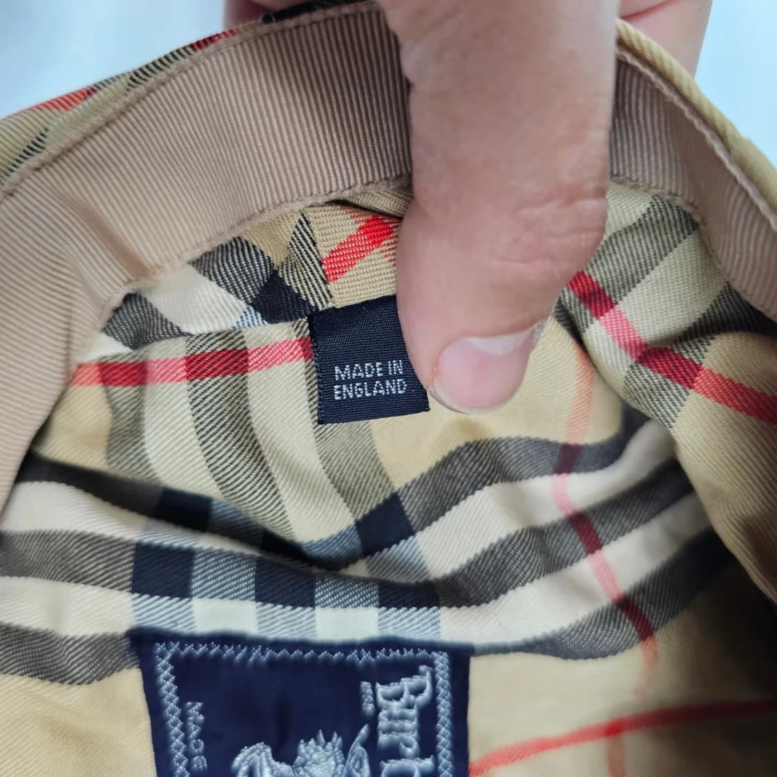 버버리헌팅캡 상품이미지5