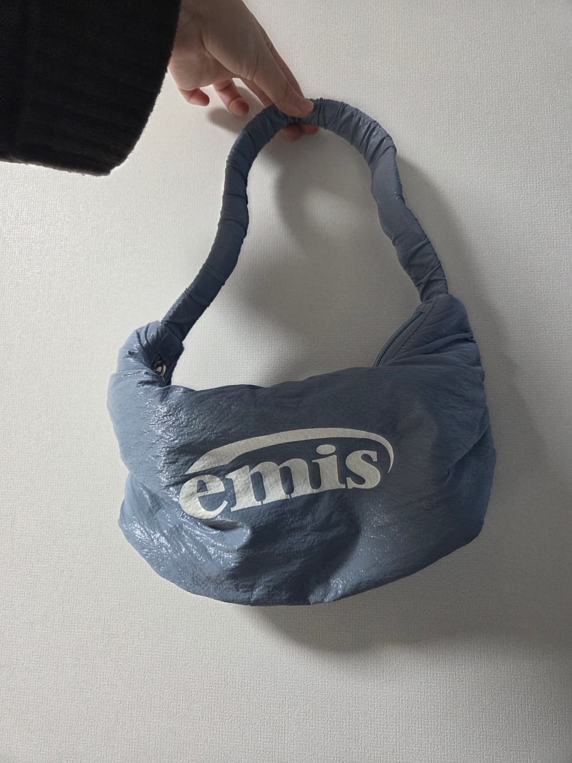 이미스 셔링 글로시 호보백 스카이블루 스탠드오일 상품이미지2