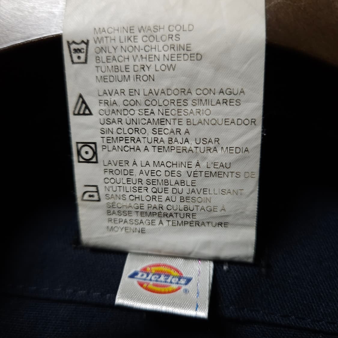 M ) 디키즈 커버올 점프수트 다크네이비 상품이미지7