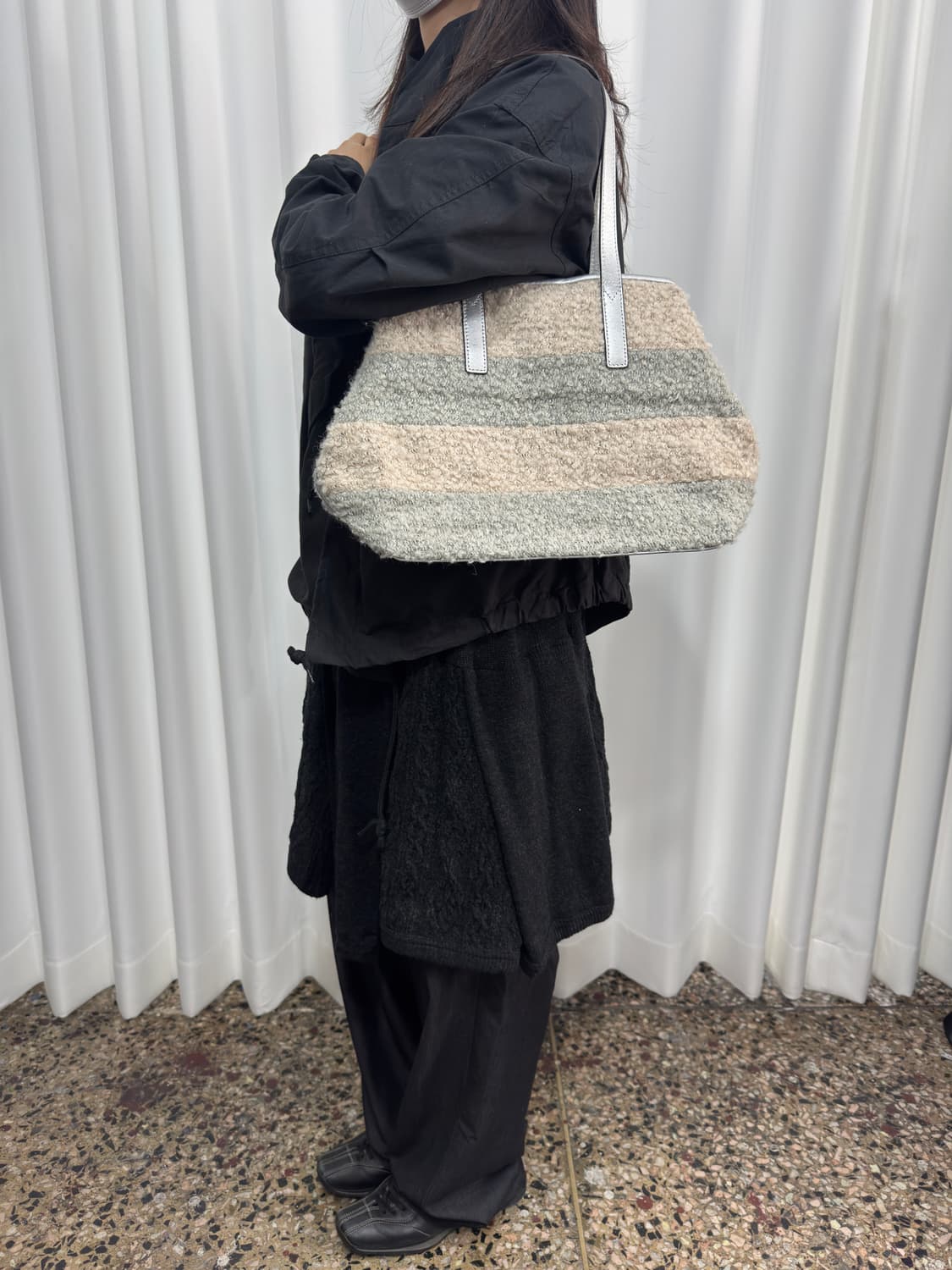 lupuy fleece silver bag  상품이미지7