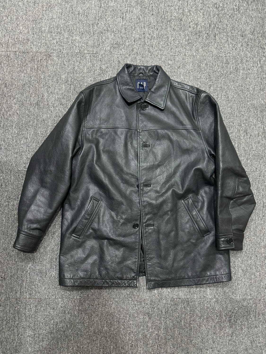 90s 올드 빈티지 갭 카우하이드 레더 카코트 L 와코마리아 st 상품이미지3