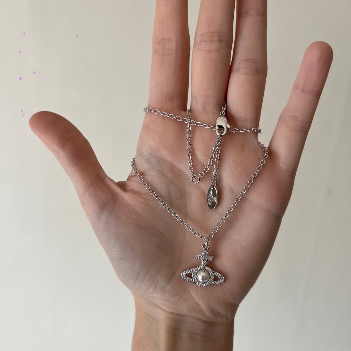 비비안웨스트우드 올림피아 펄 펜던트 네크리스 상품이미지4