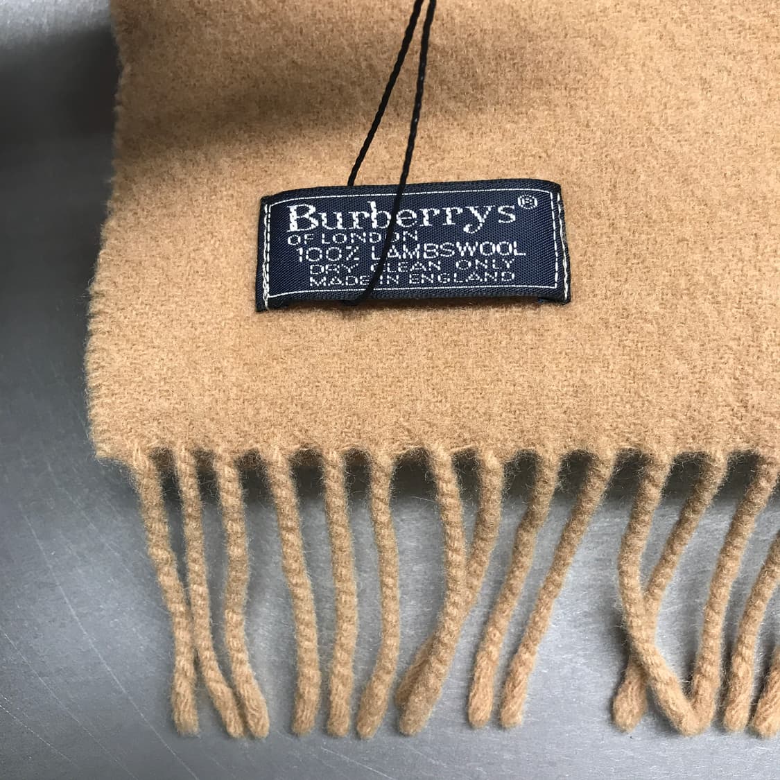 버버리 정품 램스울 베어 머플러 베이지  상품이미지4