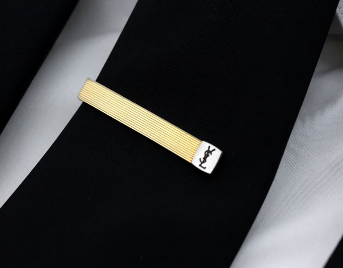 입생로랑 A-등급 5.2cm 남자 명품 넥타이핀 빈티지 상품이미지6