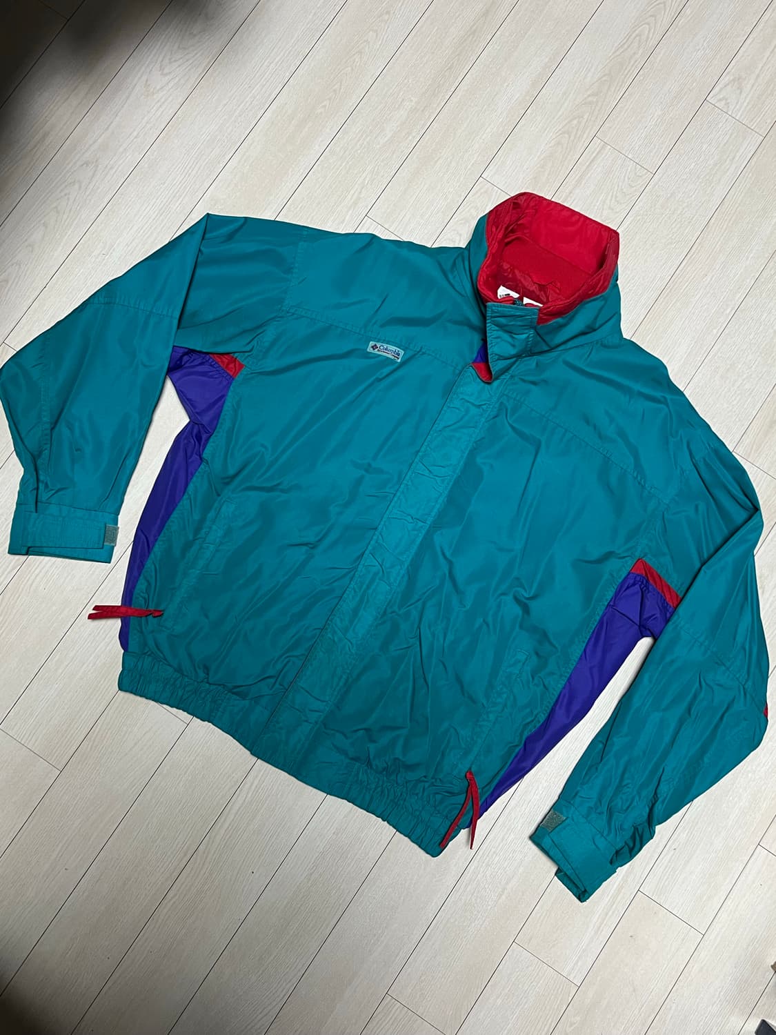 90s콜롬비아 부가부 윈드브레이커점퍼 L사이즈 상품이미지1