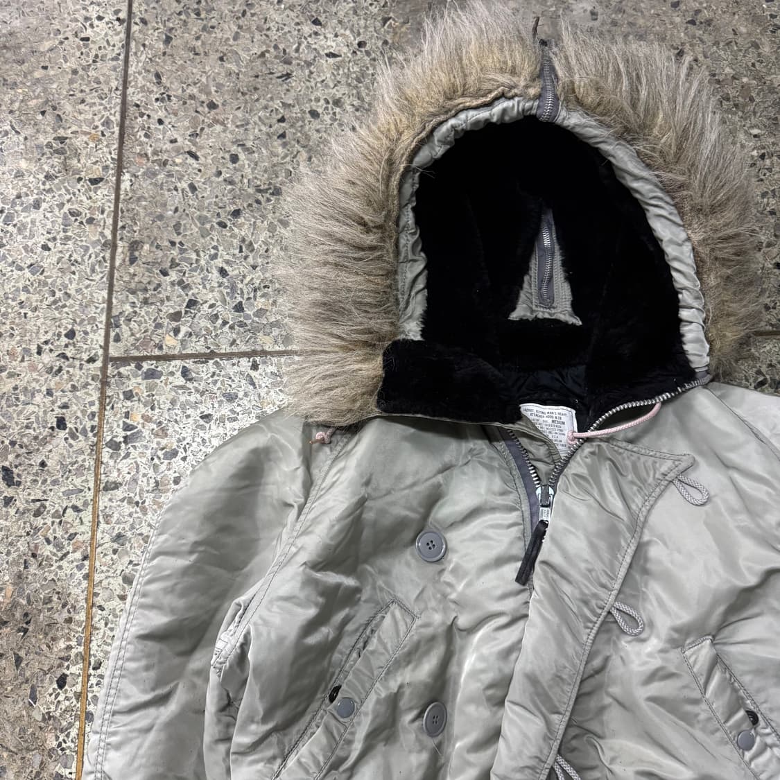 [M] 90s Alpha industries N2B 항공 점퍼 상품이미지5