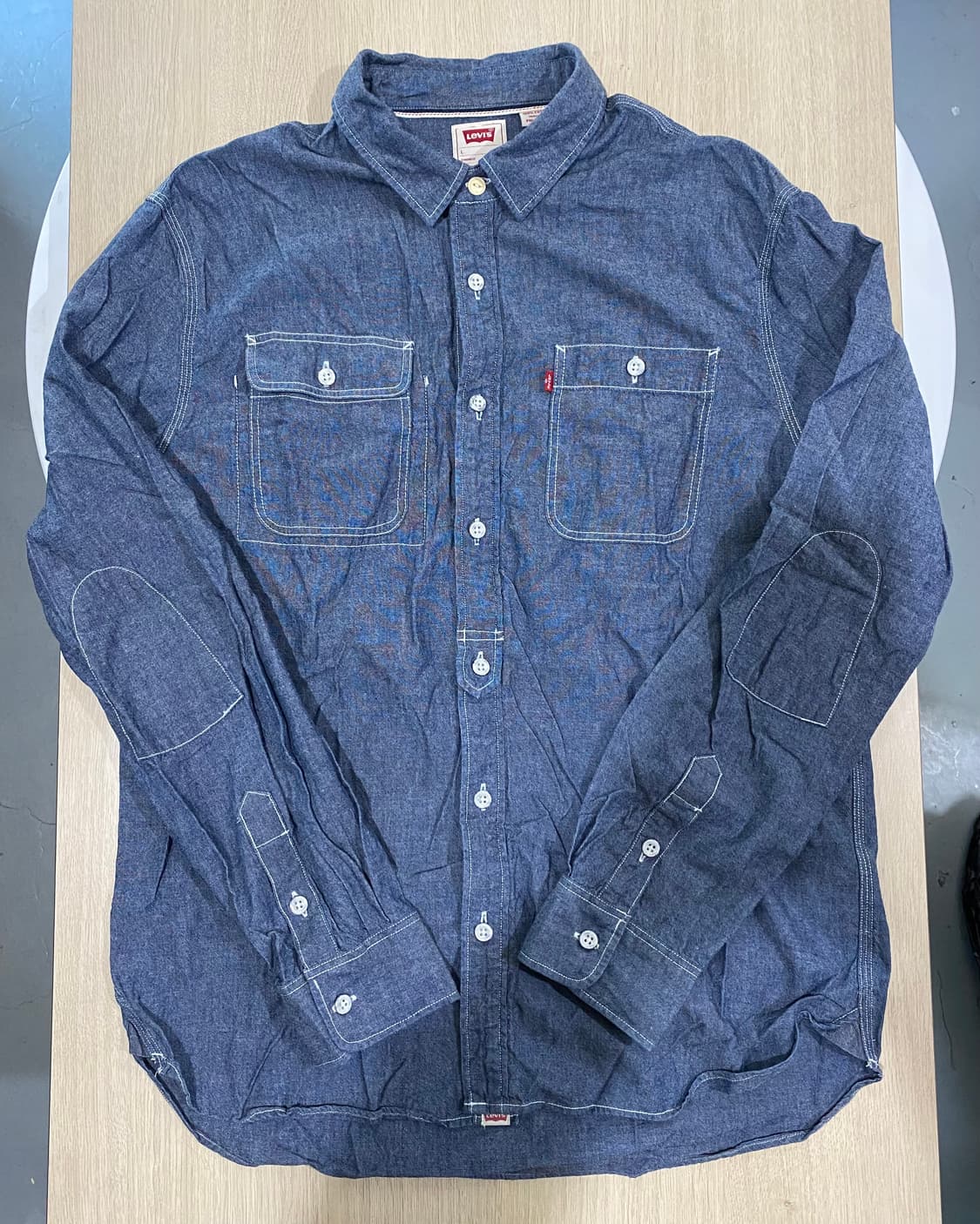 리바이스 샴브레이 셔츠 L 상품이미지1