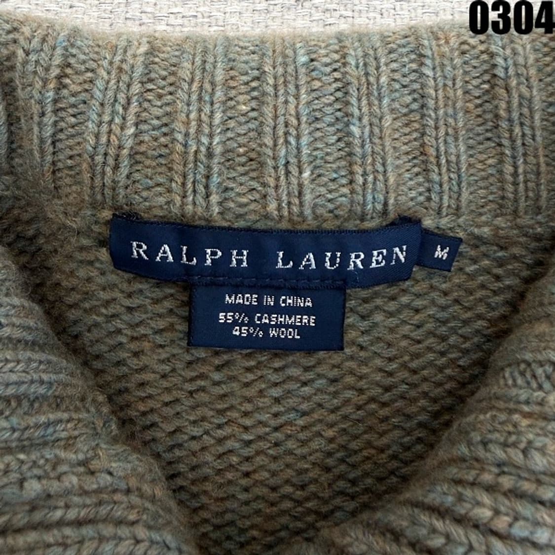 랄프 로렌 캐시미어 울 니트 가디건 M 0304 상품이미지5